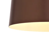 TAL1067 Talitha Pendant 1 Light in a Gloss Coffee Finish