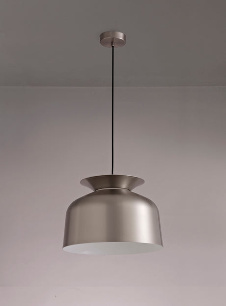 TAL9957 Talitha Pendant 1 Light in a Satin Nickel Finish