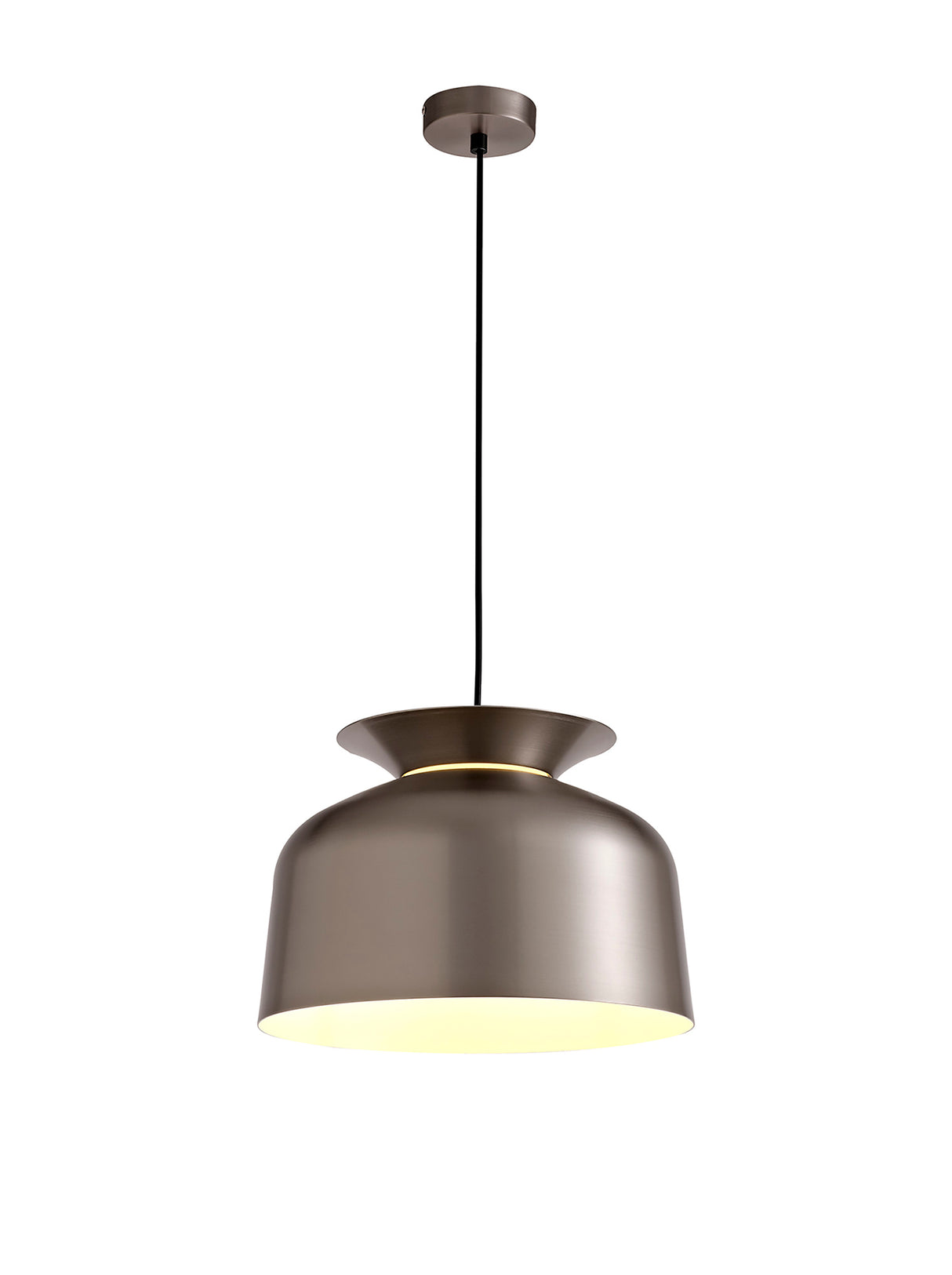 TAL9957 Talitha Pendant 1 Light in a Satin Nickel Finish