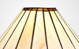 UKL3427 Uklun 30cm Non-Electric Shade in a Amber/Cream/Black/Clear Finish and Clear Crystal