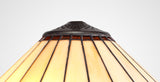 UKL4427 Uklun 40cm Shade Only in a Amber/Cream/Black/Clear Finish and Clear Crystal