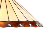 UKL4427 Uklun 40cm Shade Only in a Amber/Cream/Black/Clear Finish and Clear Crystal