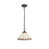 MAH9827 Mahasim Suspension Kit 3 Light in a Aged Antique Brass Finish