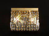 ZOS0287 Zosma Wall Lamp 2 Light in a Gold Finish and Clear Crystal