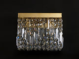 ZOS0287 Zosma Wall Lamp 2 Light in a Gold Finish and Clear Crystal