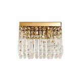 ZOS0287 Zosma Wall Lamp 2 Light in a Gold Finish and Clear Crystal