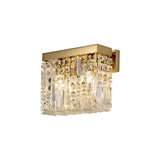 ZOS0287 Zosma Wall Lamp 2 Light in a Gold Finish and Clear Crystal