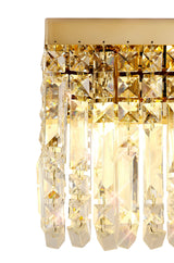 ZOS0287 Zosma Wall Lamp 2 Light in a Gold Finish and Clear Crystal