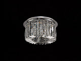 ZOS4087 Zosma Small Ceiling 5 Light in a Polished Chrome Finish and Clear Crystal