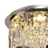 ZOS4087 Zosma Small Ceiling 5 Light in a Polished Chrome Finish and Clear Crystal