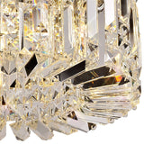 ZOS4087 Zosma Small Ceiling 5 Light in a Polished Chrome Finish and Clear Crystal