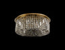 ZOS4187 Zosma Medium Ceiling 8 Light in a Gold Finish and Clear Crystal