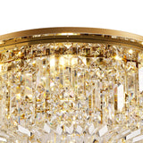 ZOS4187 Zosma Medium Ceiling 8 Light in a Gold Finish and Clear Crystal