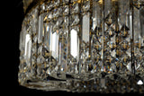 ZOS5187 Zosma Large Ceiling 12 Light (21kg) in a Gold Finish and Clear Crystal