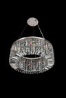 ZOS7087 Zosma Small Pendant 8 Light in a Polished Chrome Finish and Clear Crystal