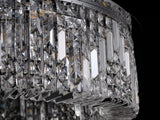 ZOS8087 Zosma Large Pendant 12 Light (16.8kg) in a Polished Chrome Finish and Clear Crystal